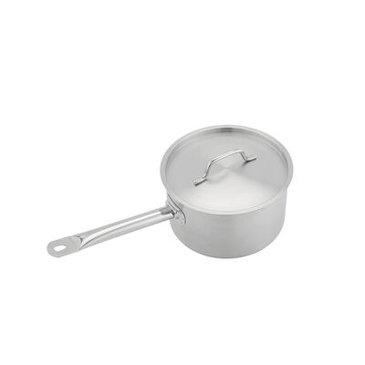 Universal Stainless Steel Sauce Pot - Rust-Resistant, Composite Bottom Pan for Gas, Induction, Electric & Halogen Cooktops